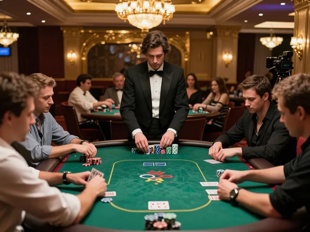 Engage in strategic poker gameplay at MAN88's upscale casino tournament setting