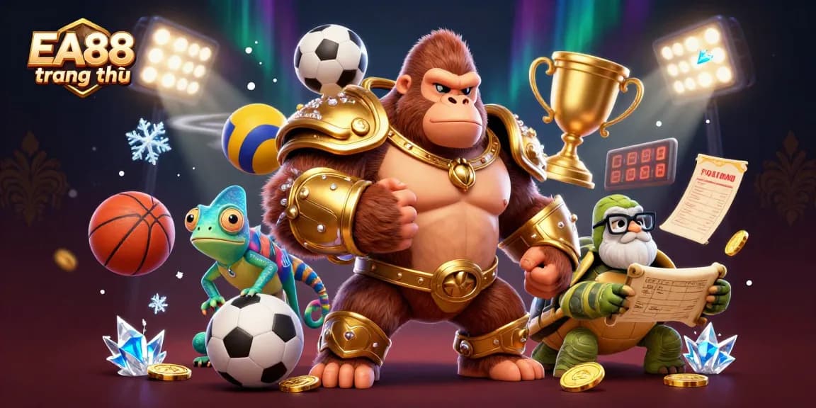 Engage with EA88 trang chủ through thrilling 3D casino adventures showcasing vibrant gaming elements.