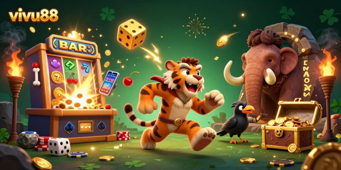 Engage in thrilling gameplay at vivu88 with exciting casino elements and animations.