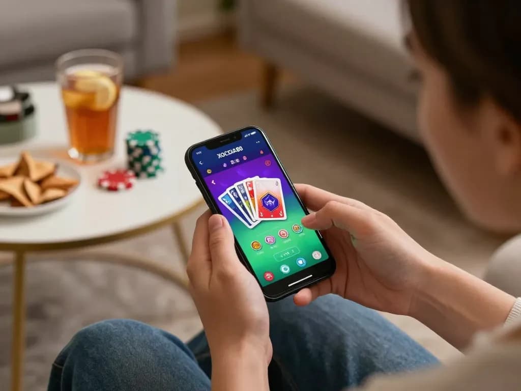 Experience online gaming thrill with XOCDIA88 mobile app in a cozy setting