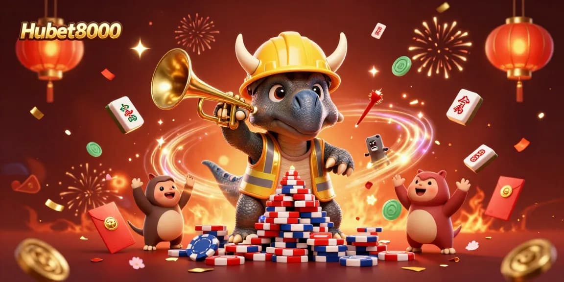 Experience thrilling gameplay at Hubet8000 with a vibrant celebration of casino culture.