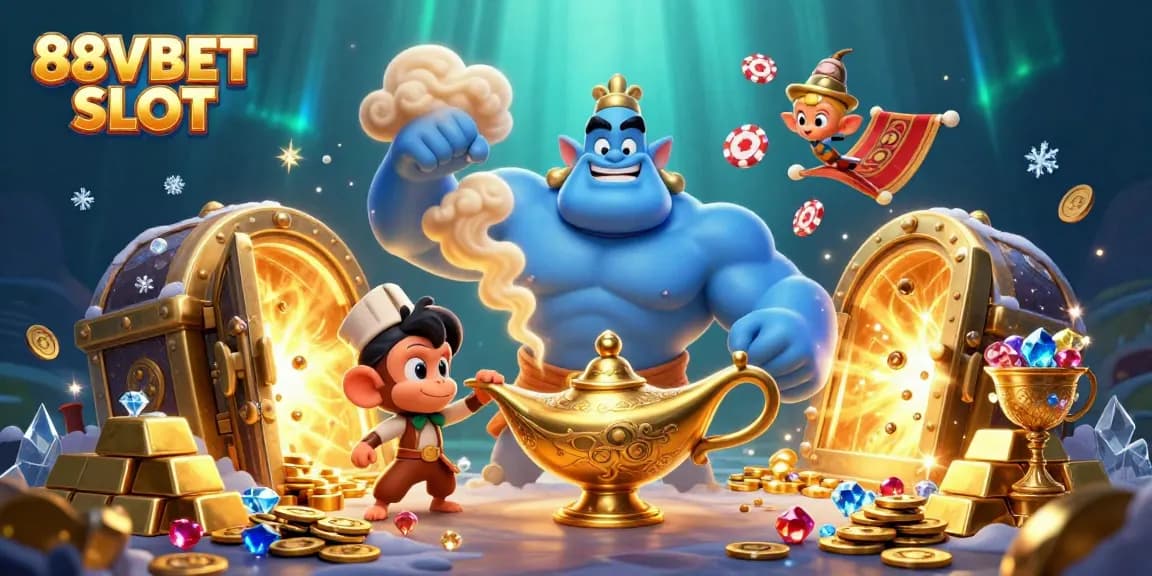 Experience the thrill with 88VBET SLOT as mystical characters unveil treasures and gaming excitement.