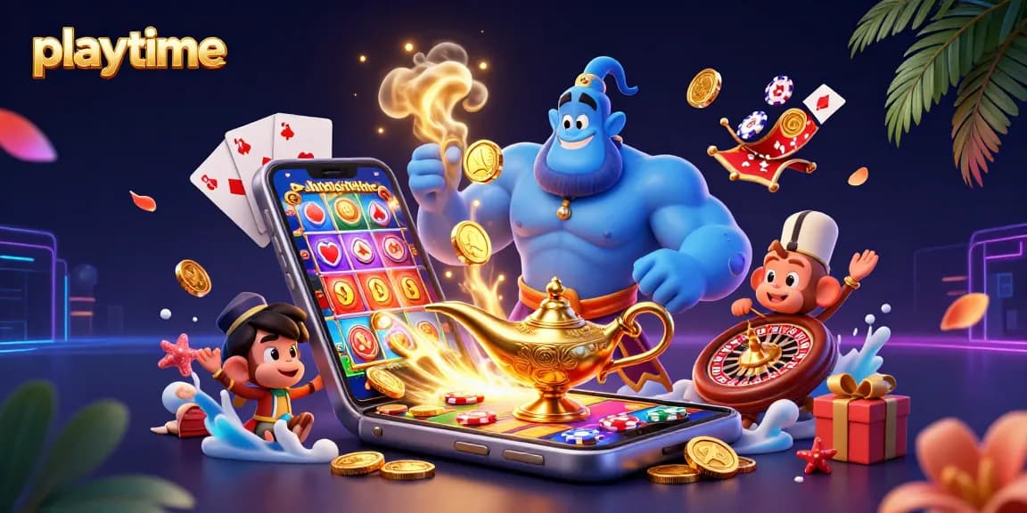 Experience thrilling moments in playtime with vibrant casino games and lively characters!