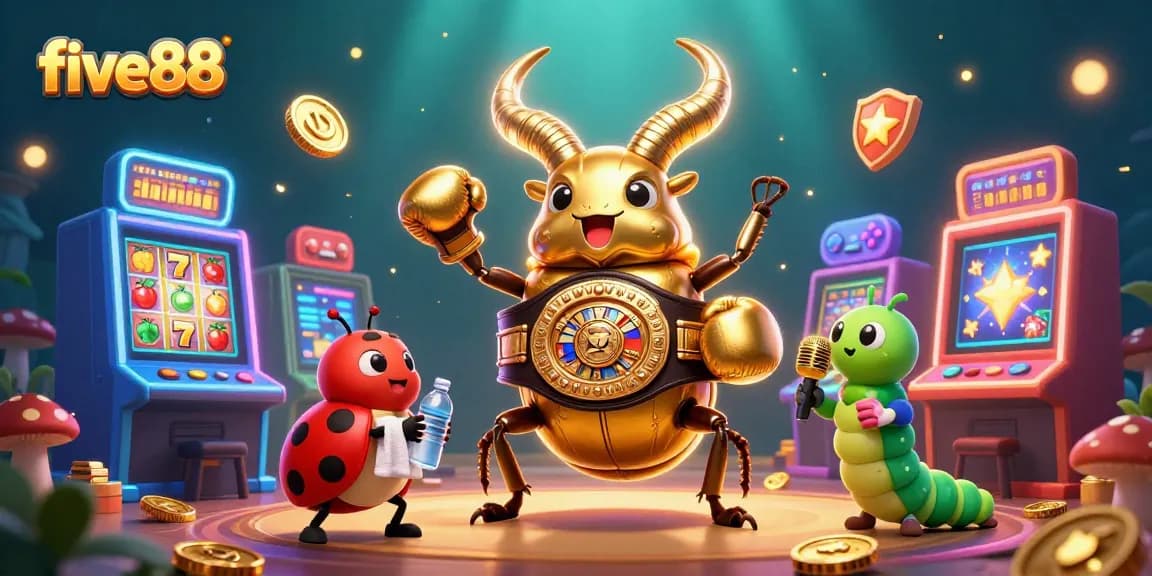 Engage in exciting gameplay at five88 featuring vibrant slot machines and whimsical characters.