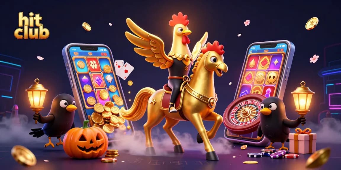 Engage in thrilling gaming at hit club with captivating 3D casino elements and vibrant visuals.