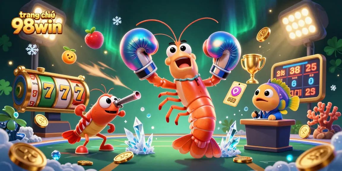 Experience the vibrant energy of trang chủ 98win with animated slot reels and lucky symbols!