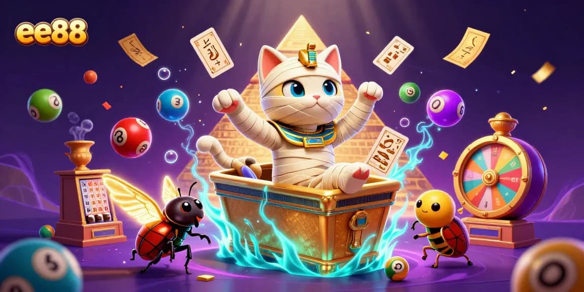 Engage with ee88's vibrant lottery atmosphere featuring lively characters and dynamic elements.