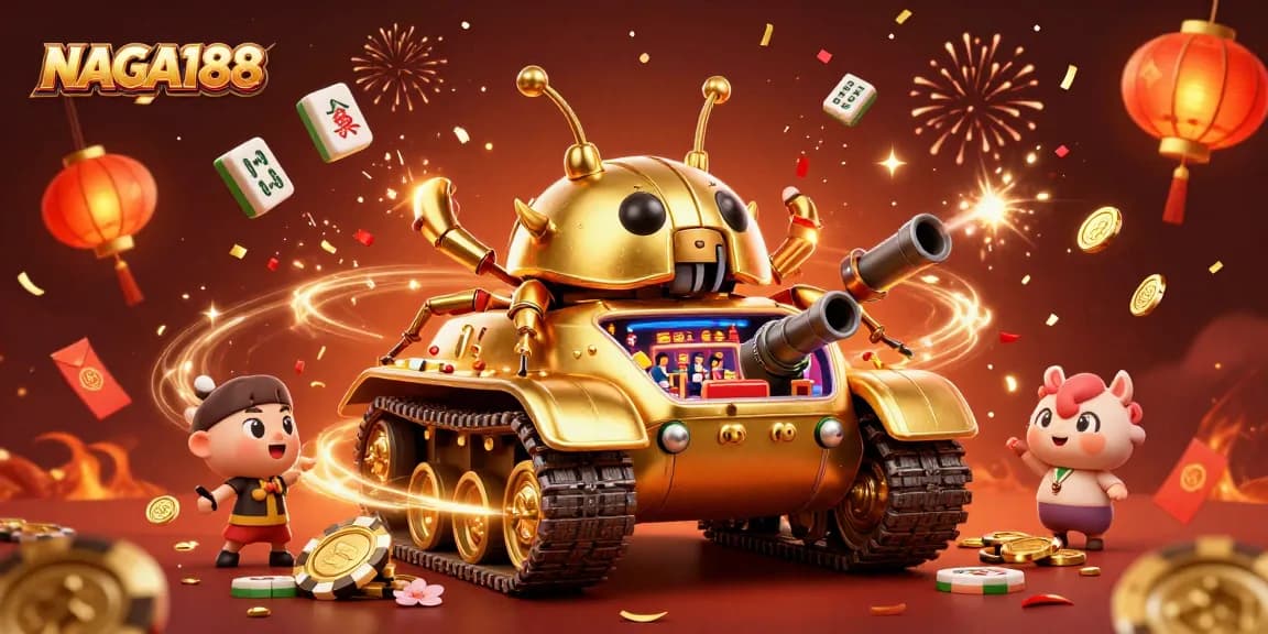 NAGA188 menghadirkan suasana kasino mini dalam tank kejuaraan yang meriah dan penuh warna.