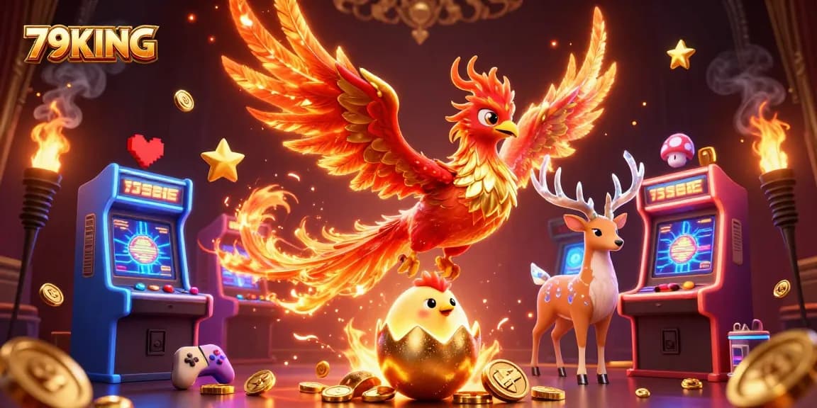 Engage with 79KING's vibrant casino adventure, featuring dynamic characters and exciting game elements.