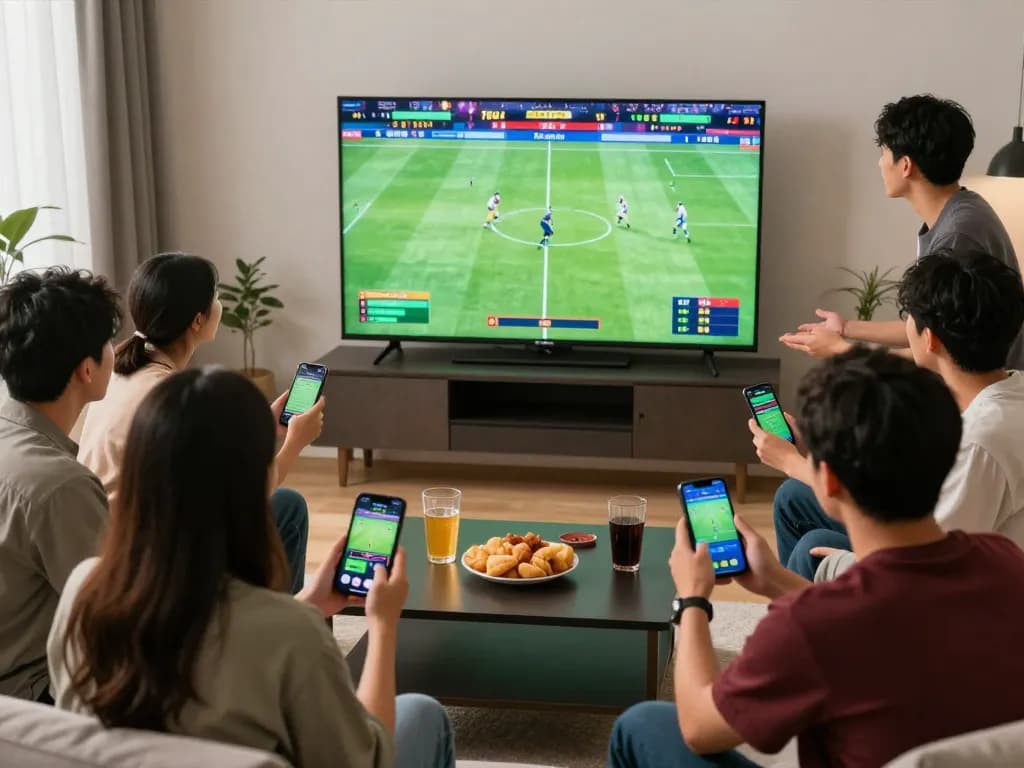 Experience the excitement of thể thao 789win with friends during live sports betting.