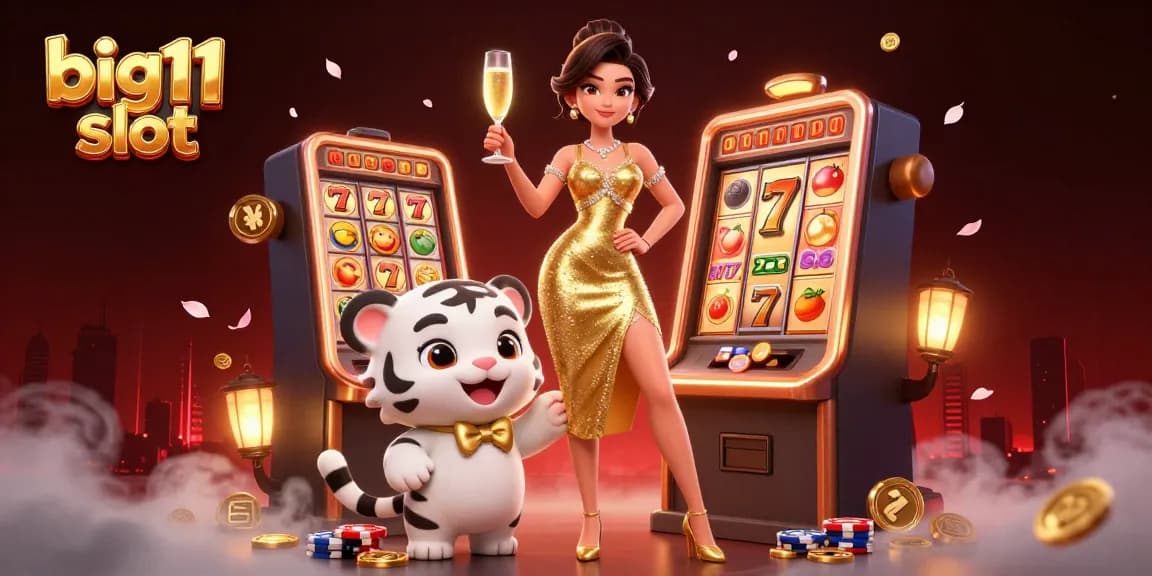 Memenangkan big11 slot dengan kemewahan dan keberuntungan di dalam suasana kasino yang penuh warna.