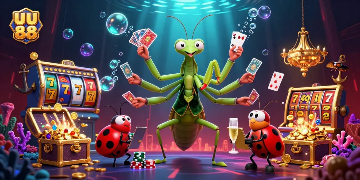 Experience excitement with the uu 88 slot machine frenzy, featuring colorful lucky symbols and dynamic action!