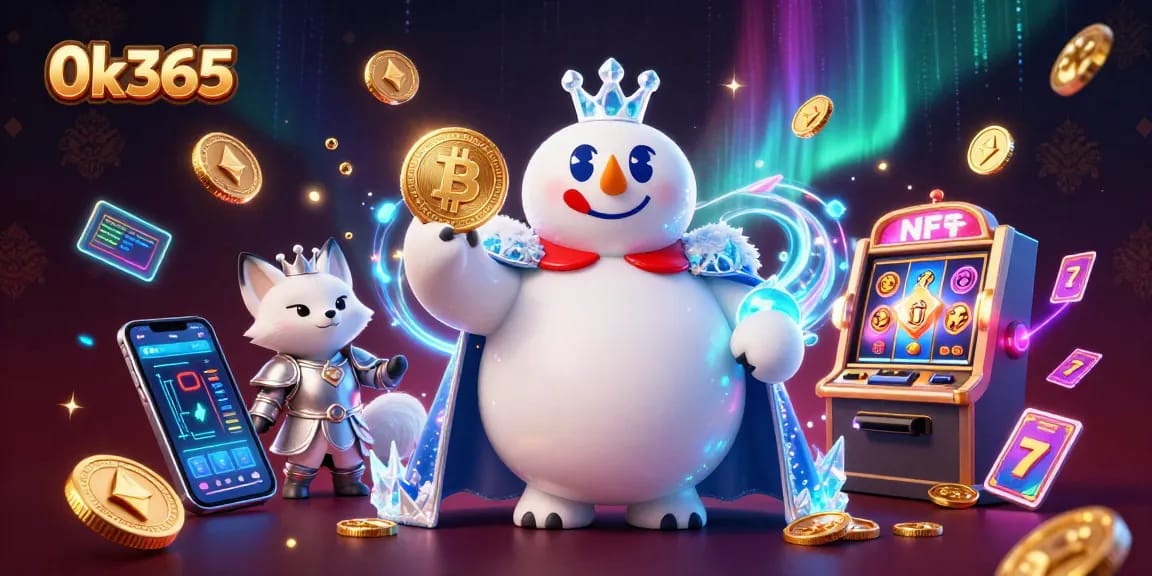 Spin the reels at 0k365 with an enchanted polar bear and mesmerizing crypto energy.