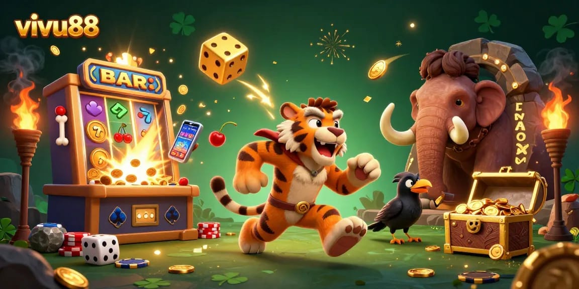 Engage in thrilling gameplay at vivu88 with exciting casino elements and animations.