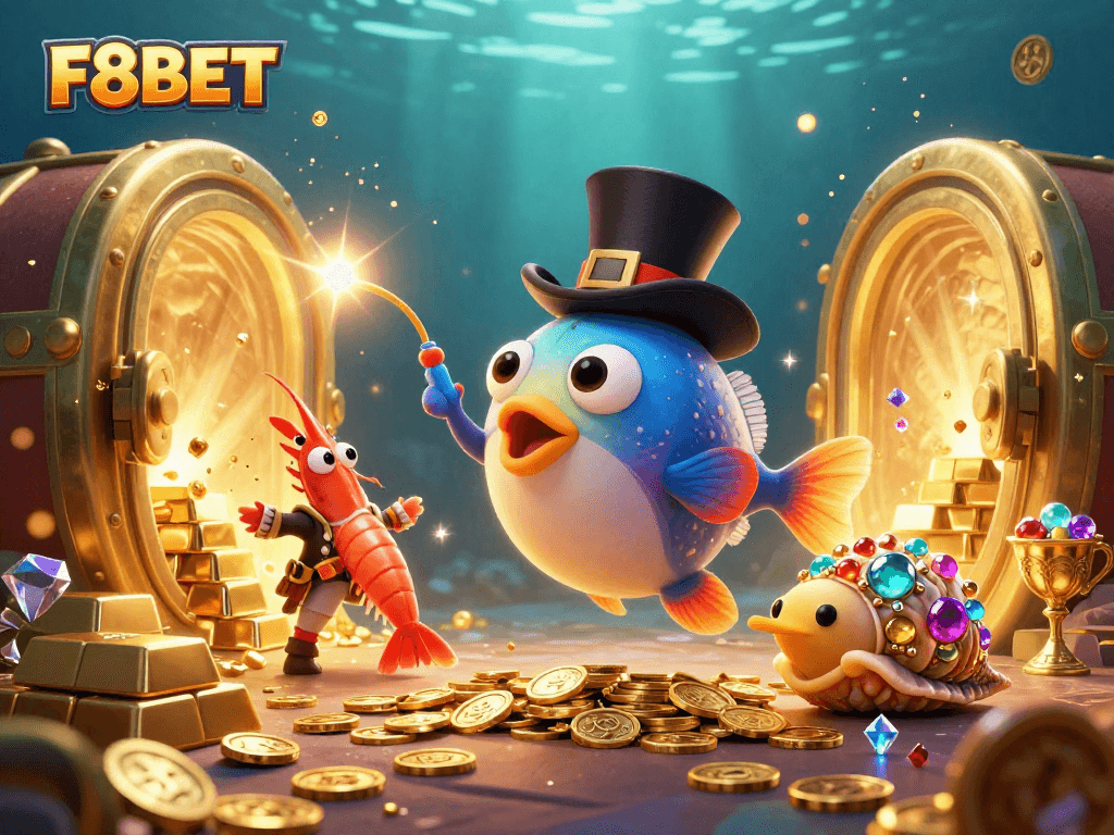 Experience winning moments at F8BET with enchanting underwater treasures and vibrant characters.