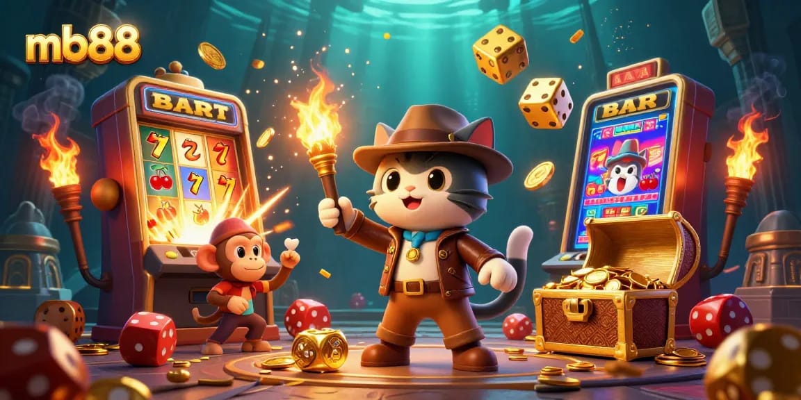 Chơi slot tại mb88 với hình ảnh động đầy màu sắc và nhận nhiều phần thưởng lớn.