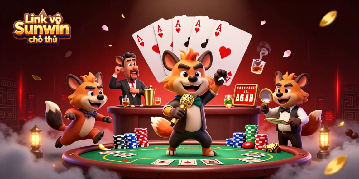 Experience the vibrant atmosphere of Link vào Sunwin chính thức with hyenas running a comedy casino club.