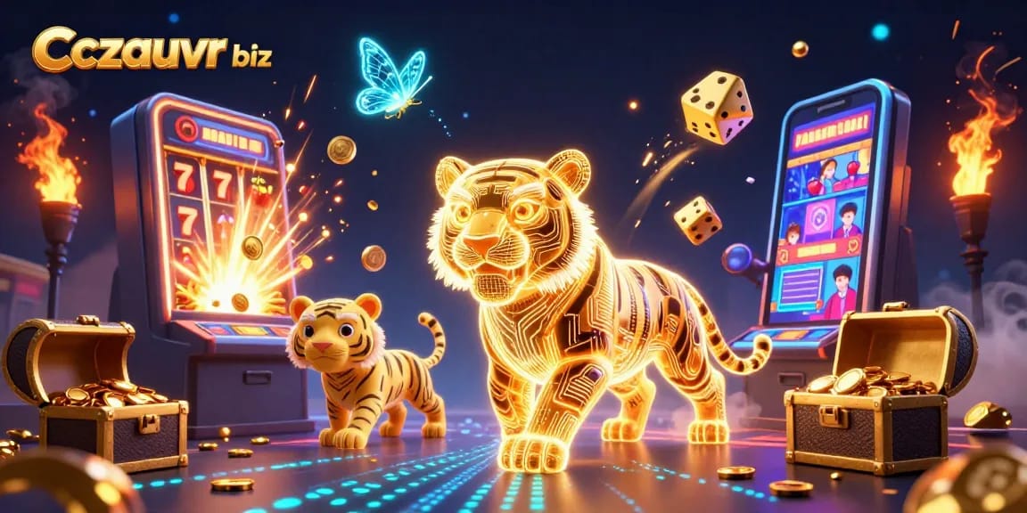 Engage in thrilling gameplay and winning strategies at Cczauvr biz amidst a vibrant digital casino.