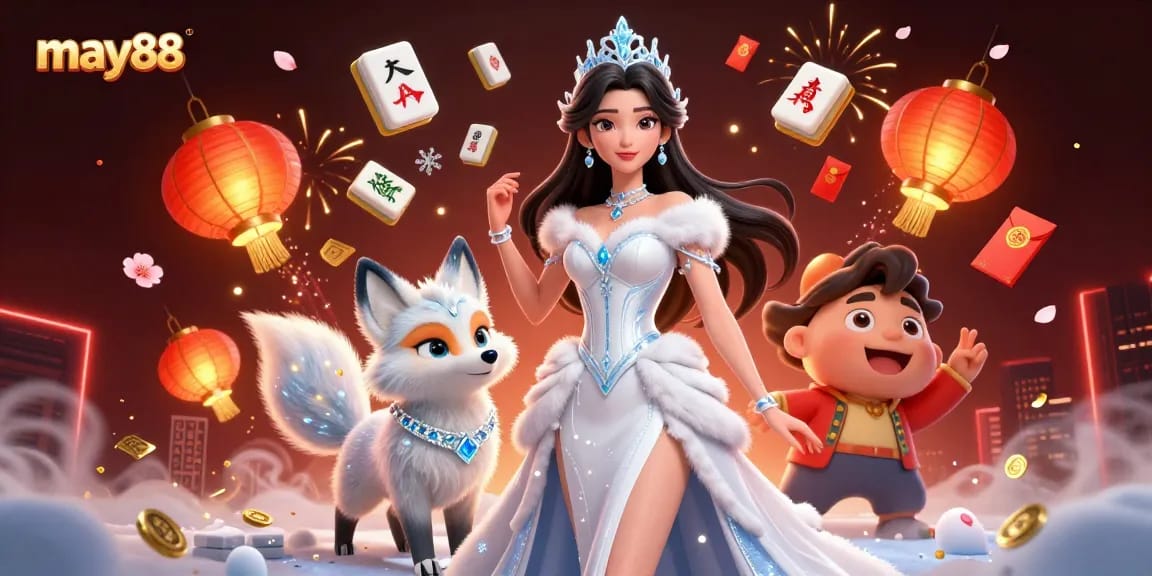 Experience thrilling gameplay at may88 with a stunning 3D illustration showcasing casino excitement.