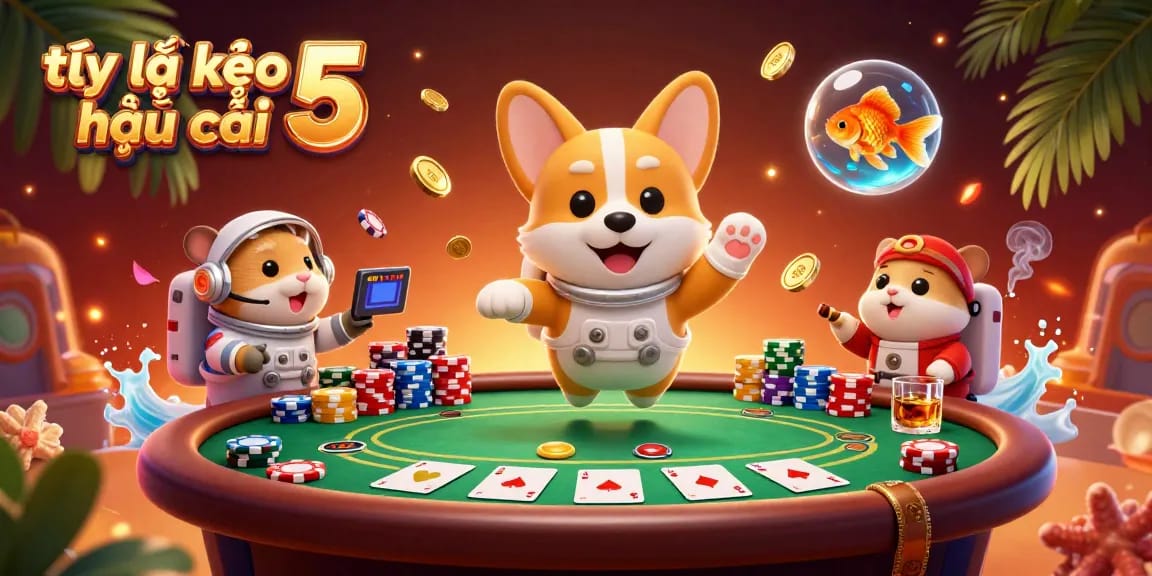 Engage with the exhilarating world of tỷ lệ kèo nhà cái 5 as characters enjoy a space casino adventure.