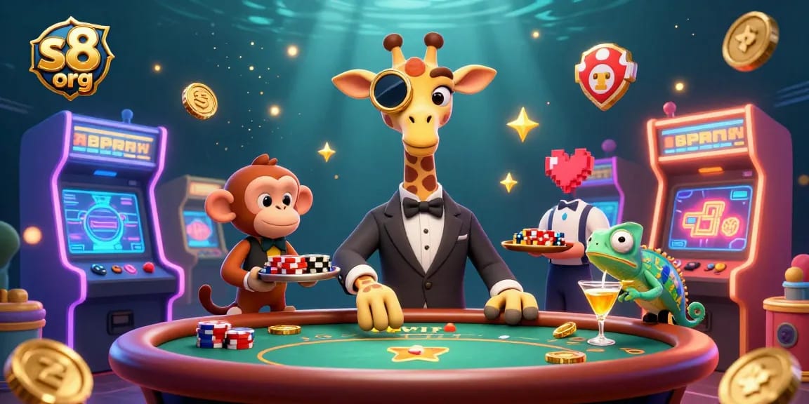 Engage in thrilling gameplay with the lively s8 org casino scene featuring colorful characters and dynamic elements.