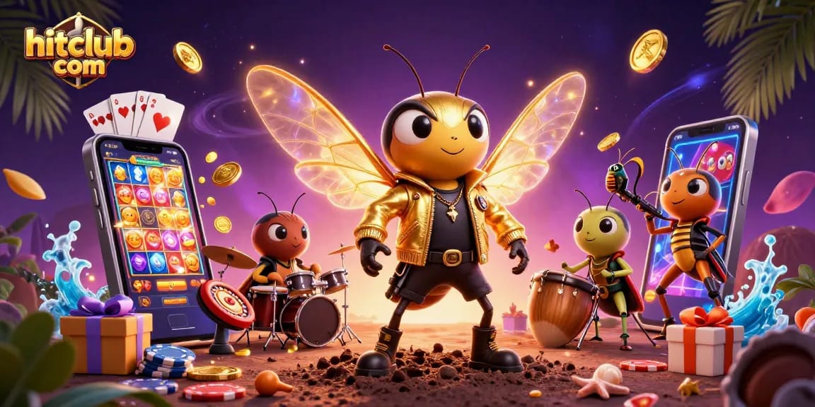 Experience the thrill of hitclub com with vibrant slot games, golden coins, and 3D characters bursting with energy.