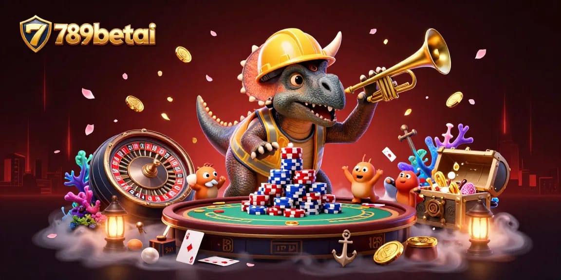 Experience the excitement of 789betai with vibrant casino characters and dynamic gaming elements.