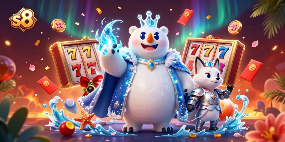 Engage with S8's vibrant slot games packed with excitement and thrilling jackpots.