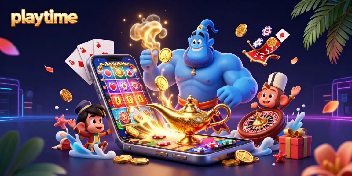 Experience thrilling moments in playtime with vibrant casino games and lively characters!