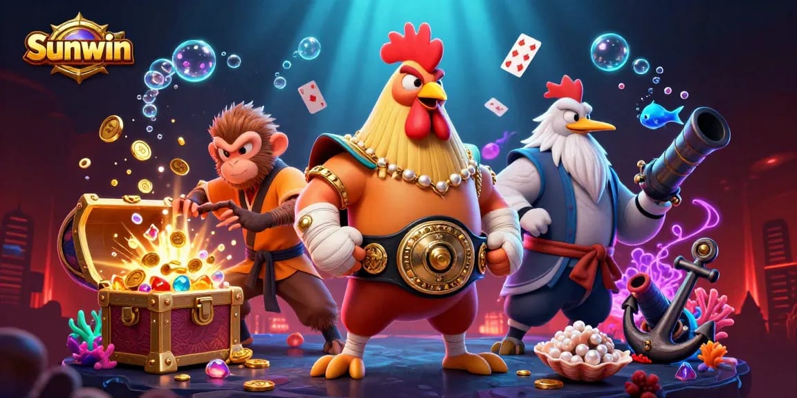 Engaging in thrilling games at Sunwin, where versatile gaming meets vibrant visuals.