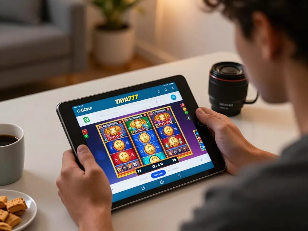 Engaging gameplay on TAYA777 GCash app, showcasing fast mobile transactions and vibrant slots.
