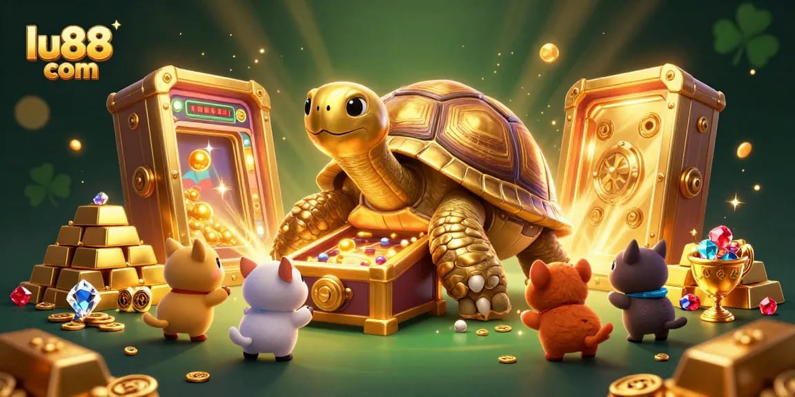 Engage with thrilling games at lu88 com as the golden tortoise pinball machine entertains eager players.