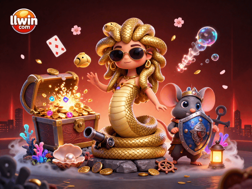 Experience thrilling gameplay at llwin com with vibrant casino elements and dynamic characters.