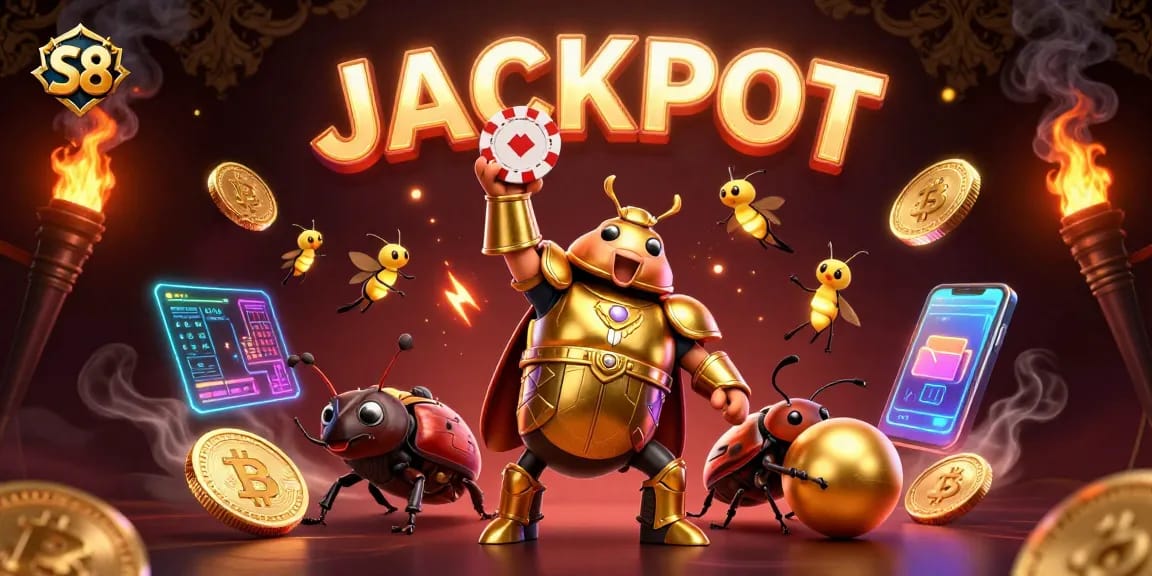 S8 elevates your gameplay with jackpot-winning visuals and vibrant casino elements.