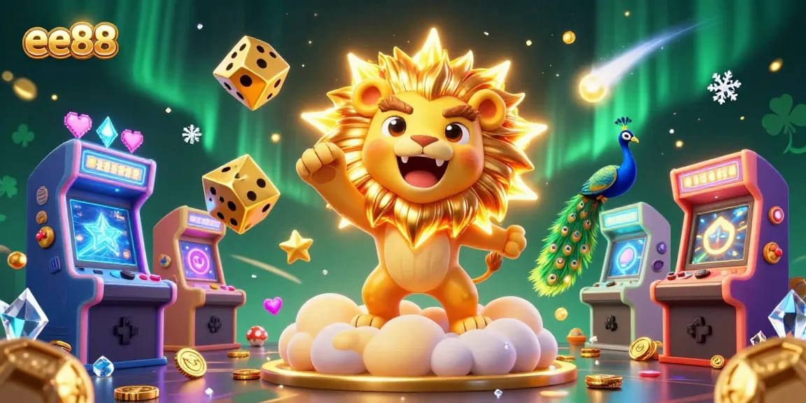 Experience thrilling wins at ee88 with vibrant casino elements and 3D characters bursting with energy.