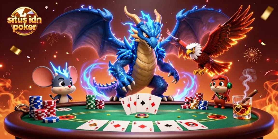 Menangkan permainan di situs idn poker dengan atmosfer yang energik dan kartu poker yang melimpah.