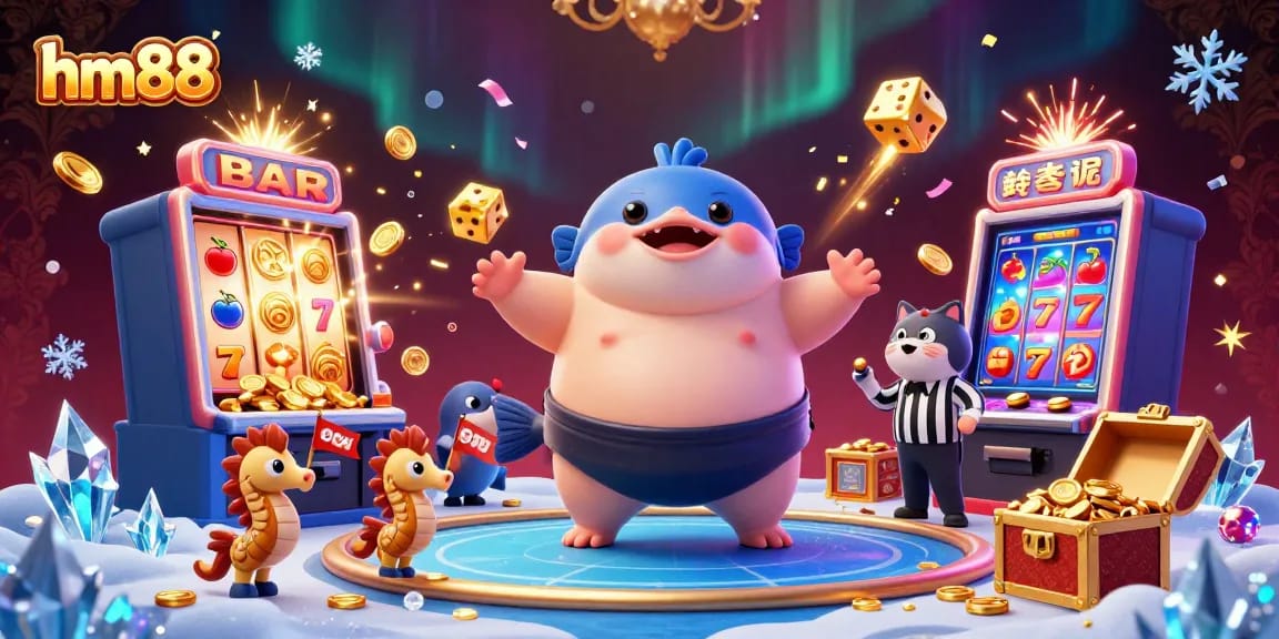 Engage with the vibrant hm88 casino scene featuring dynamic characters and thrilling gaming elements.