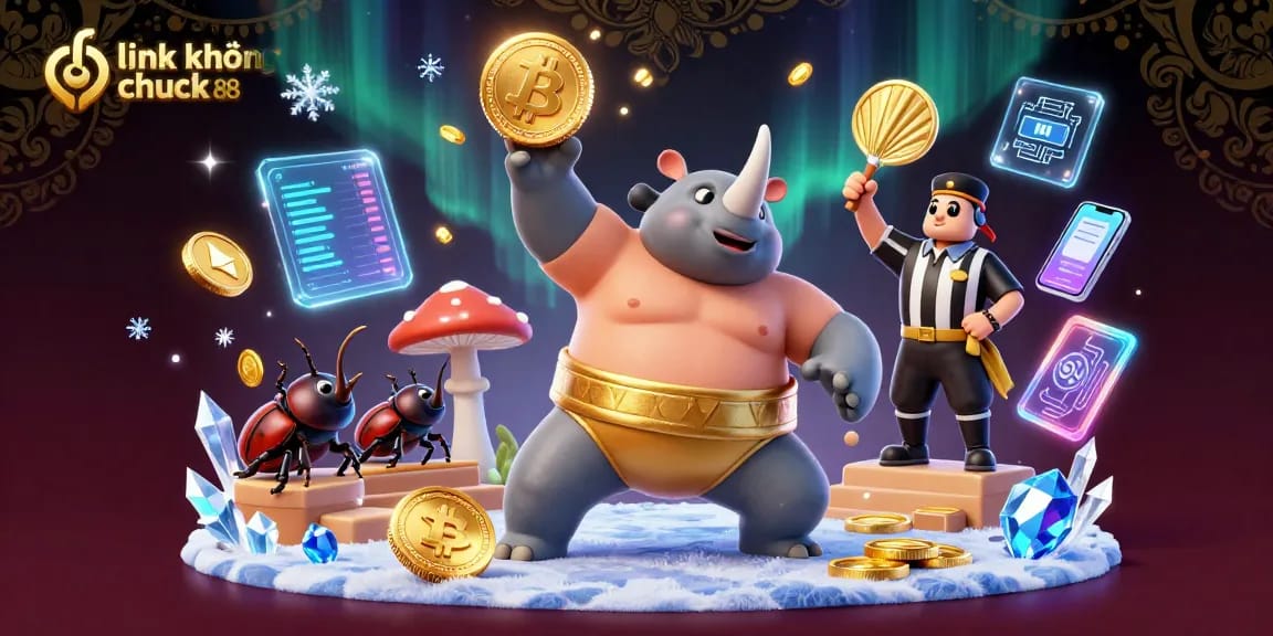 Win with link không chặn cm88 as a beetle champion stomps coins in vibrant casino scene.