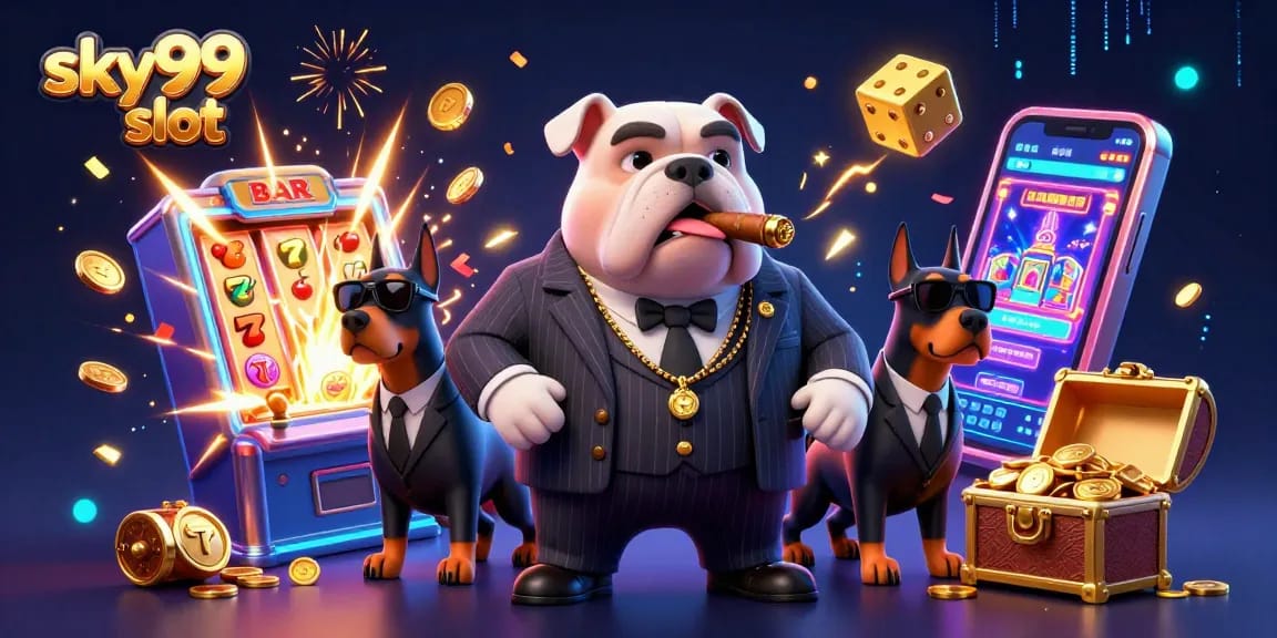 Menang besar dengan sky99 slot dalam suasana kasino 3D dinamis yang penuh dengan kegembiraan.