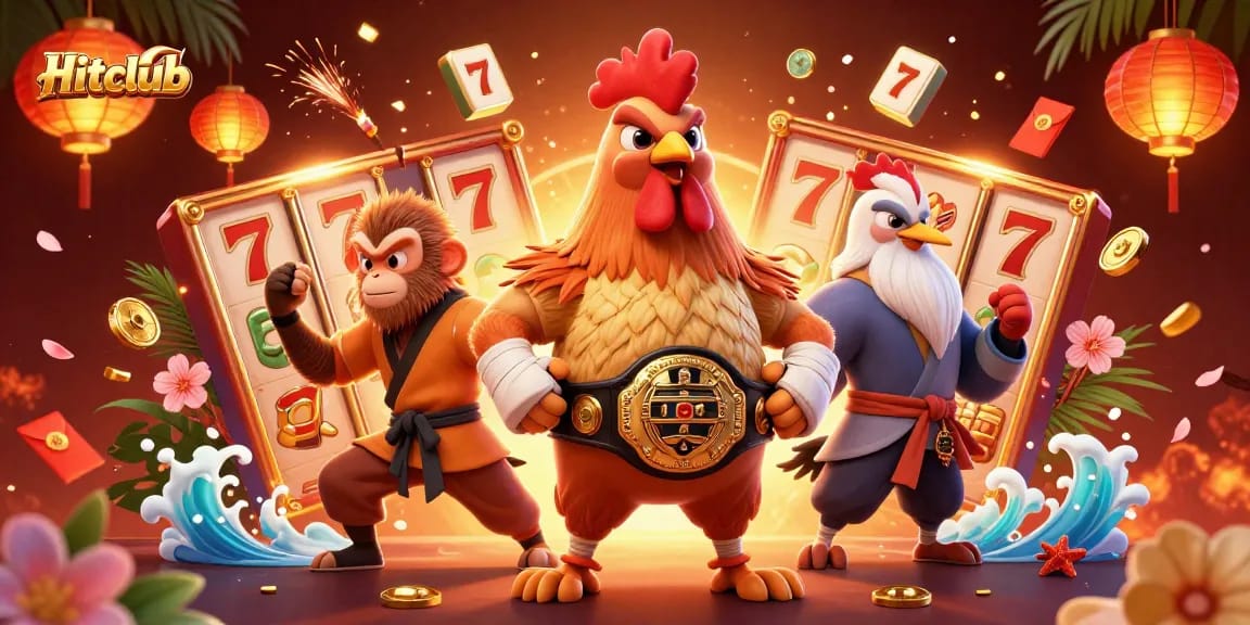 Experience excitement with Hitclub as you spin the slot reels for massive jackpots in an engaging 3D illustration.