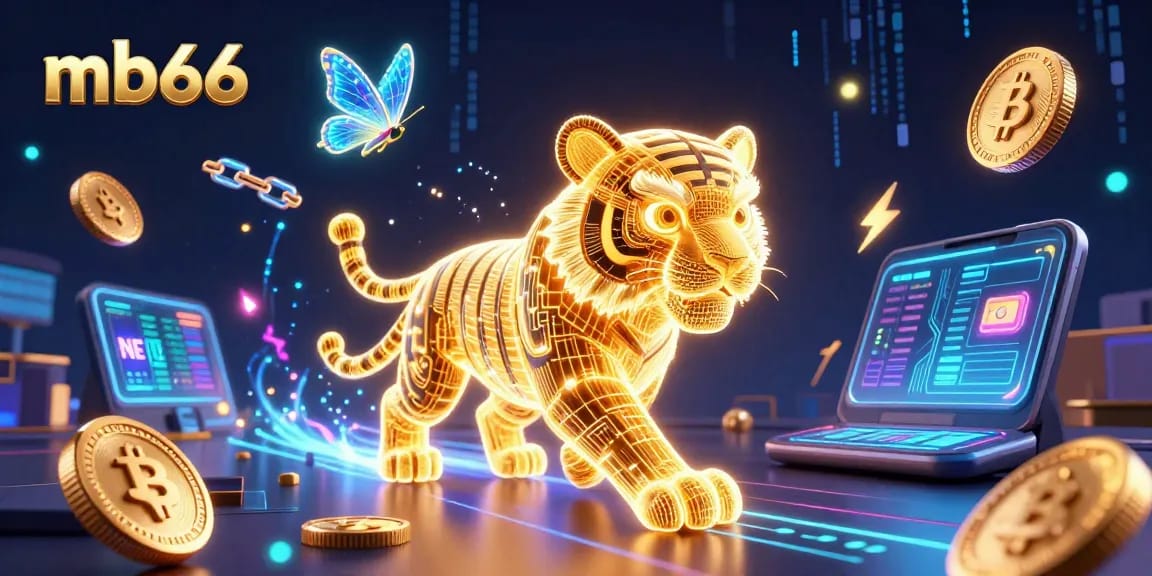 Experience thrilling gaming with mb66, featuring vibrant 3D visuals and exciting crypto elements.