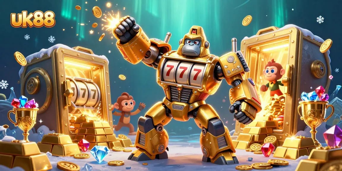 Play thrilling slot games at uk88 with vibrant 3D action and dynamite treasure!