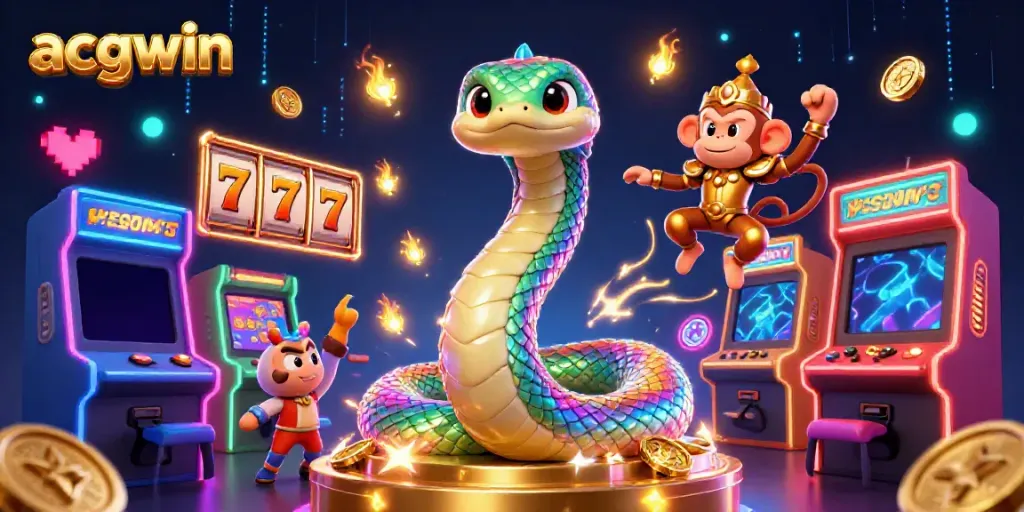 Experience thrilling gaming moments with acgwin as vibrant slots and lively characters come alive.