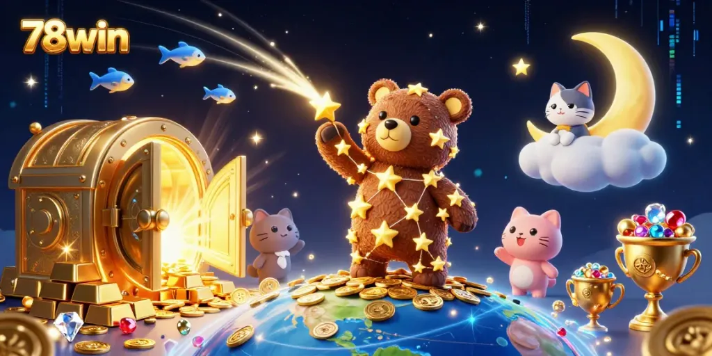 Engage in thrilling adventures at 78win while scooping up riches in a vibrant digital casino world.
