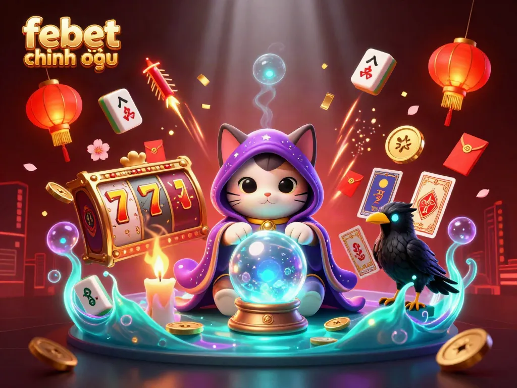 Engage with exciting gaming adventures at febet chính thức, featuring vibrant casino elements and mystical characters.