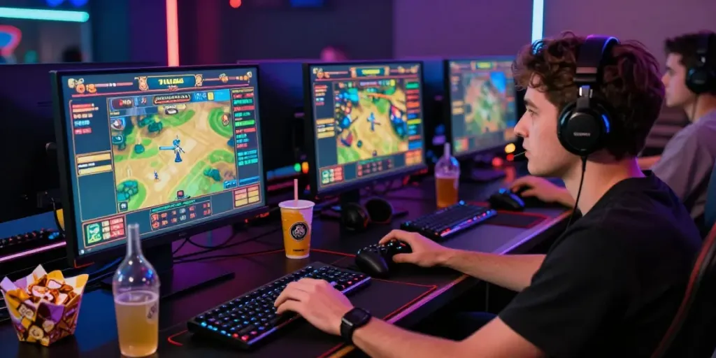 Tisu4D sedang dimainkan di komputer dengan grafik menarik dan suasana gaming yang cerah.