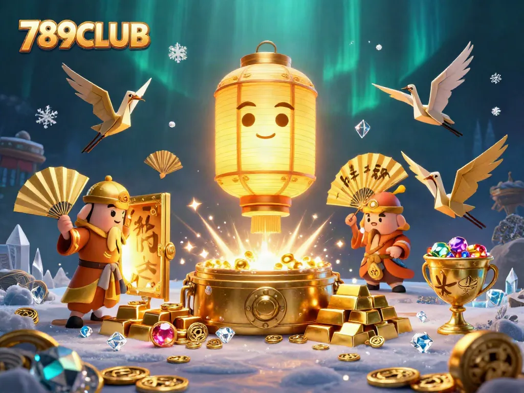 Experience the thrill of 789CLUB with a vibrant 3D illustration depicting a dynamic gaming scene.