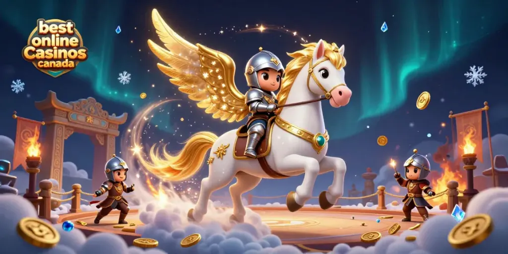 Enter the thrilling world of the best online casinos Canada with captivating cosmic imagery.