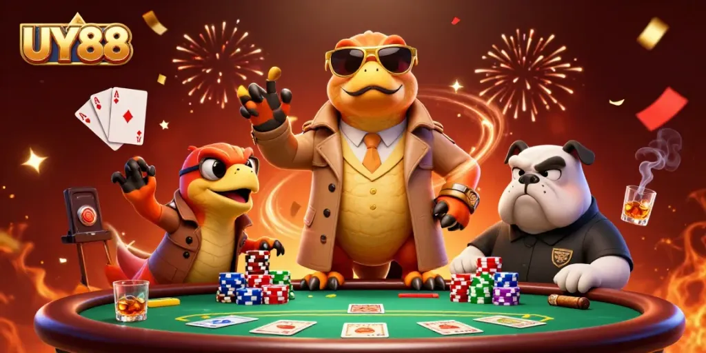 Experience top-notch gaming at UY88 with thrilling poker action and vibrant atmosphere.