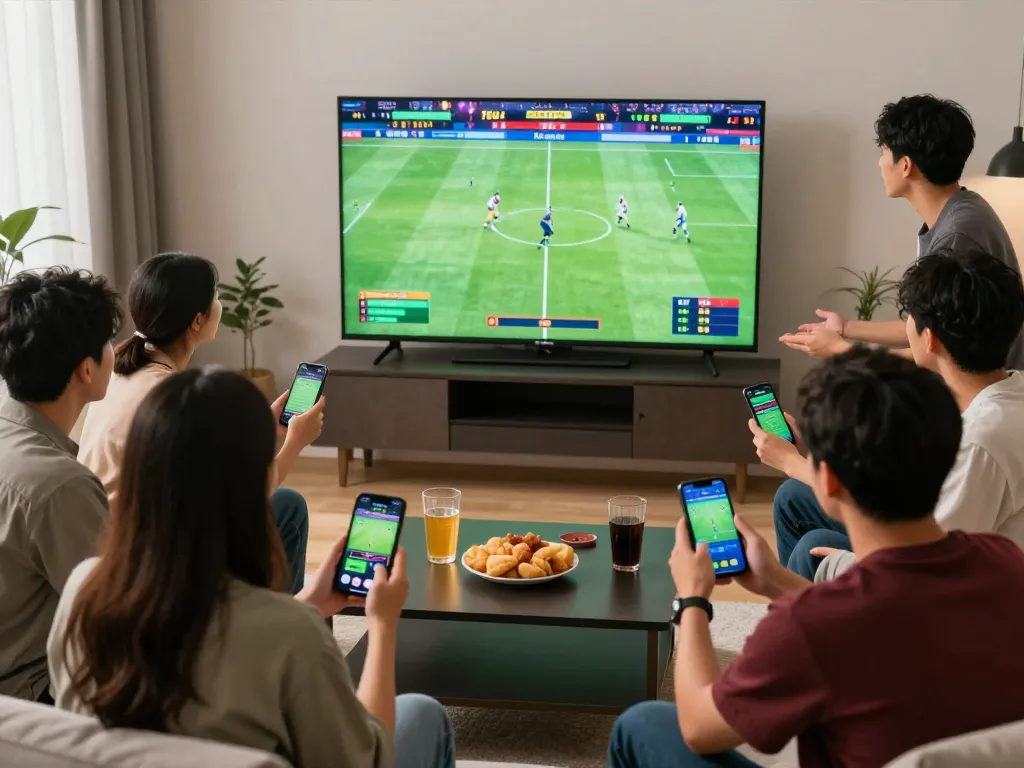 Experience the excitement of thể thao 789win with friends during live sports betting.